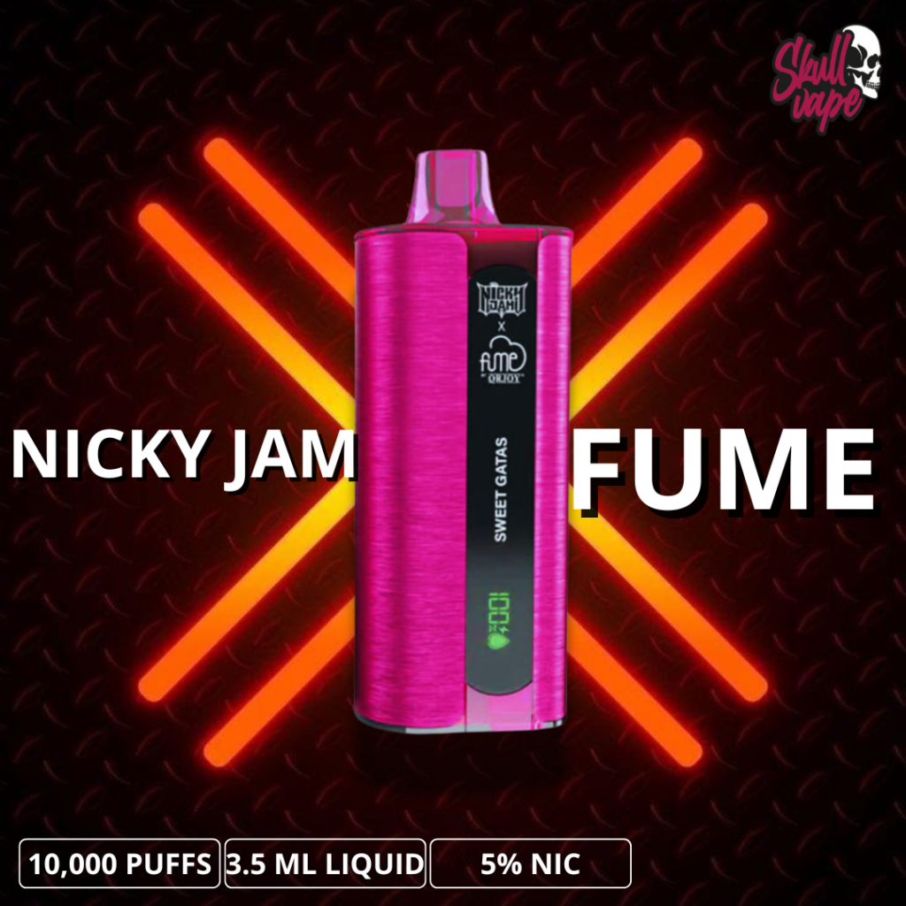 Nicky Jam x Fume || 10,000 Puffs - Skull Vape CDMX