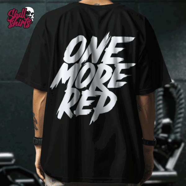 Playera Oversize para GYM "One More Rep" || GYM