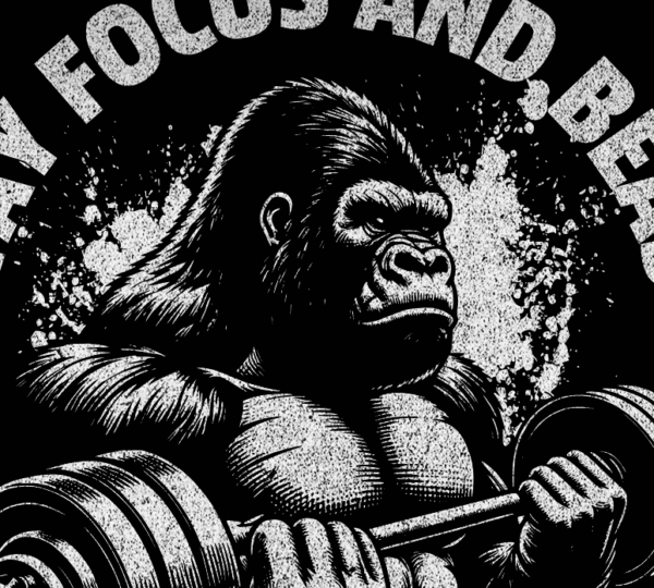 Playera Oversize "FOCUS AND BEAST"