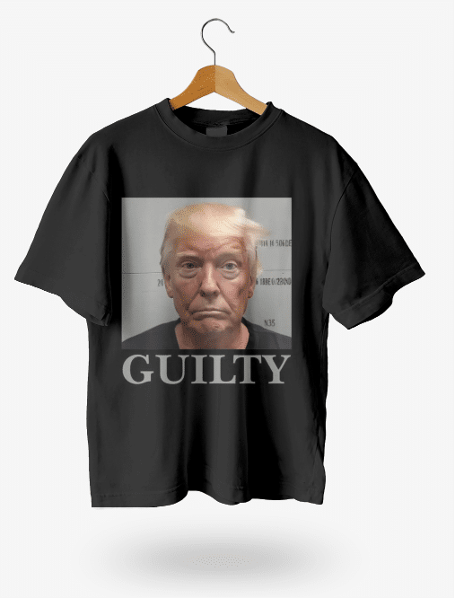 Playera Oversize "GUILTY" Trump