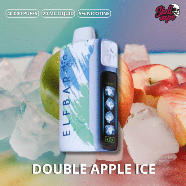 Double Apple Ice - ELFBAR Ice King (40 mil hits)