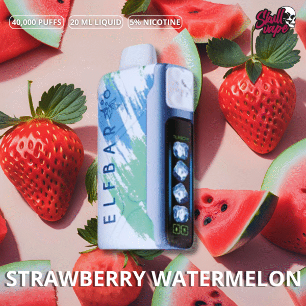 Strawberry Watermelon - ELFBAR Ice King (40 mil hits)
